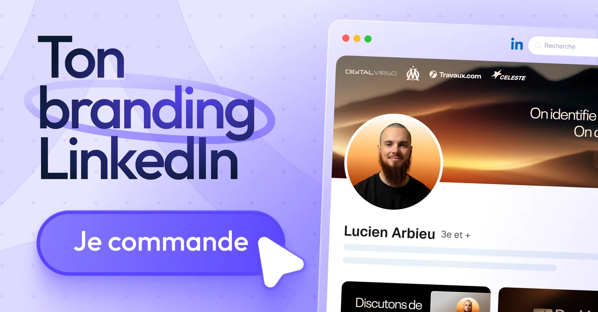 Visuel à la une : « Ton branding LinkedIn »