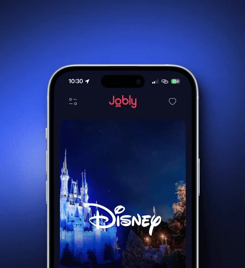 Écran d’accueil de Jobly